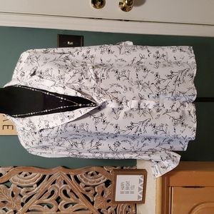 Beachlunchlounge Button Up Floral Shirt- 2x